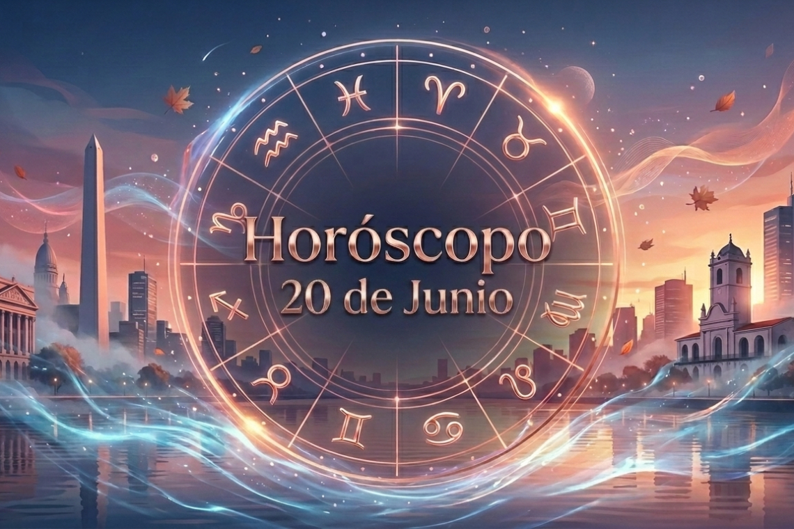 Horóscopo para hoy,  sábado 20 de junio 2026 : las predicciones para los 12 signos zodiacales avellaneda